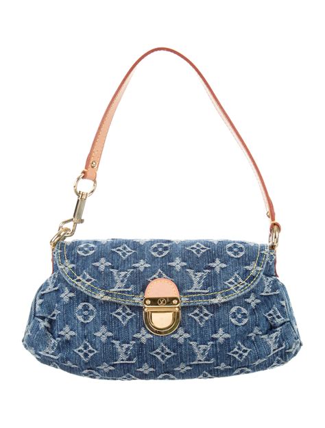 blue jean louis vuitton bag|Louis Vuitton denim pleaty bag.